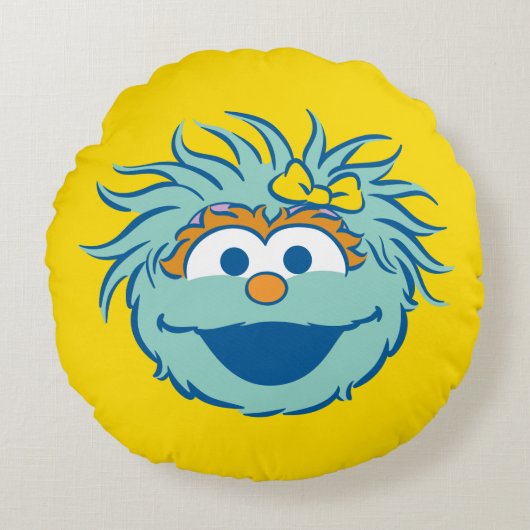 セサミストリート |ロシタスマイル ラウンドクッション (正面)