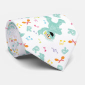 セサミストリート |ロシタ音楽の落書きパターン ネクタイ (ロール)