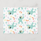 セサミストリート |ロシタ音楽の落書きパターン ポストカード (正面)