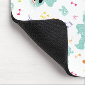 セサミストリート |ロシタ音楽の落書きパターン マウスパッド (コーナー)