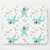 セサミストリート |ロシタ音楽の落書きパターン マウスパッド (正面)