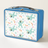 セサミストリート |ロシタ音楽の落書きパターン メタルランチボックス (正面)