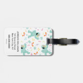 セサミストリート |ロシタ音楽の落書きパターン ラゲッジタグ (裏面横)