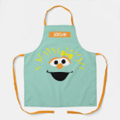 セサミストリート |ロシタ顔アート エプロン (正面)