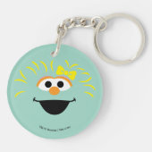 セサミストリート |ロシタ顔アート キーホルダー (裏面)