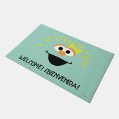 セサミストリート |ロシタ顔アート ドアマット (アングル)