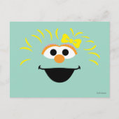 セサミストリート |ロシタ顔アート ポストカード (正面)