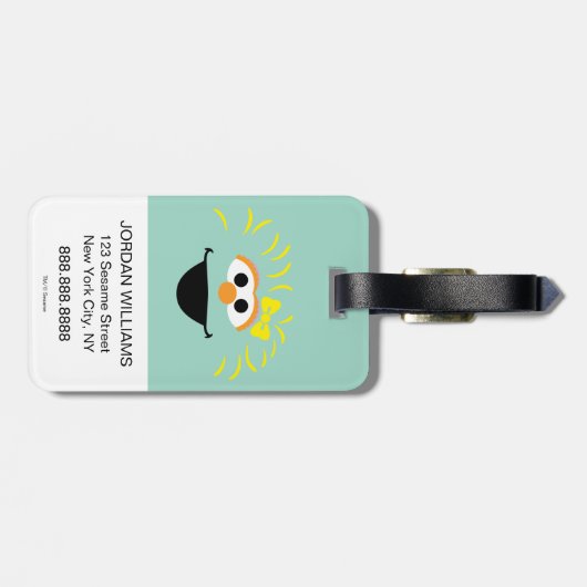 セサミストリート |ロシタ顔アート ラゲッジタグ (裏面横)