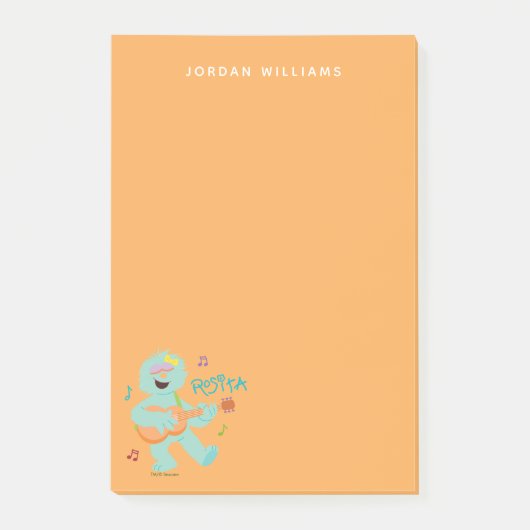 セサミストリート |ロシタ・遊ギター ポストイット (正面)