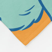 セサミストリート |ロシパーソナライズされたタ フリースブランケット (角)