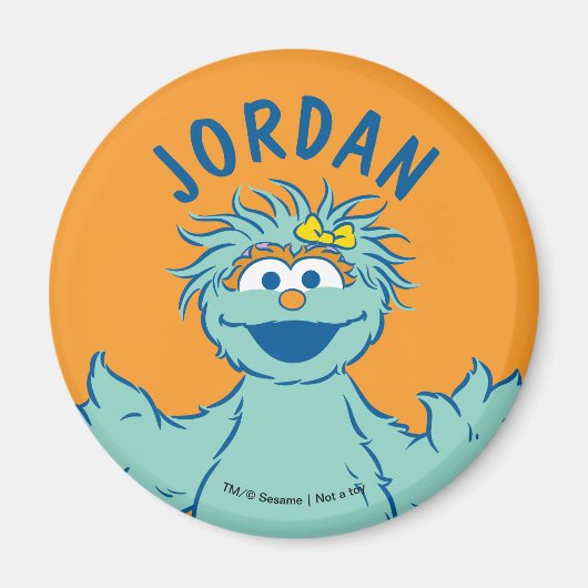 セサミストリート |ロシパーソナライズされたタ マグネット (正面)