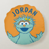 セサミストリート |ロシパーソナライズされたタ ラウンドクッション (裏面)