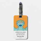 セサミストリート |ロシパーソナライズされたタ ラゲッジタグ (裏面縦)