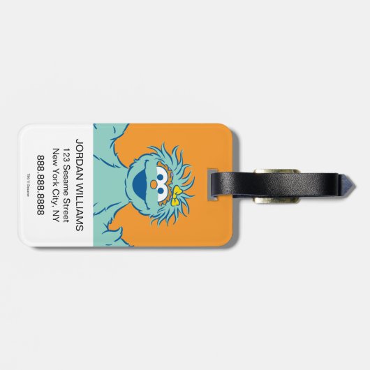 セサミストリート |ロシパーソナライズされたタ ラゲッジタグ (裏面横)