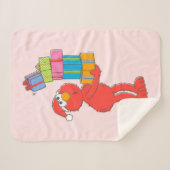 セサミストリート |ヴィンテージエルモとプレゼント シェルパブランケット (正面(横))