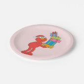 セサミストリート |ヴィンテージエルモとプレゼント ペーパープレート (アングル)