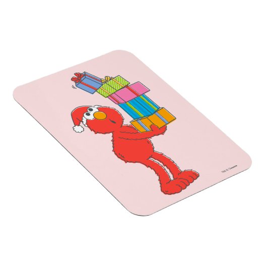 セサミストリート |ヴィンテージエルモとプレゼント マグネット (右側)