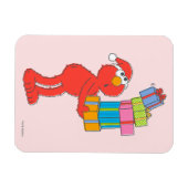 セサミストリート |ヴィンテージエルモとプレゼント マグネット (横)