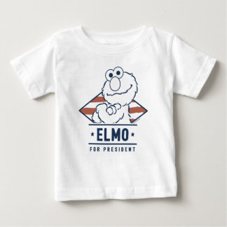 セサミストリート |ヴィンテージエルモ社長 ベビーTシャツ