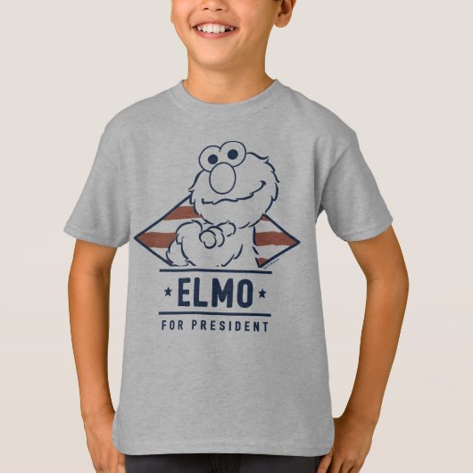 セサミストリート |ヴィンテージエルモ社長 Tシャツ (正面)