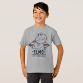 セサミストリート |ヴィンテージエルモ社長 Tシャツ (正面フル)