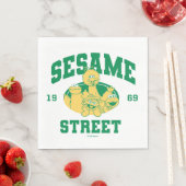 セサミストリート | ヴィンテージ1969 スタンダードランチョンナプキン (インサイチュ)