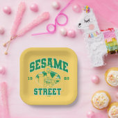 セサミストリート | ヴィンテージ1969 ペーパープレート (パーティー)