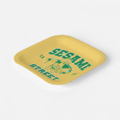 セサミストリート | ヴィンテージ1969 ペーパープレート (傾斜あり)