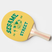 セサミストリート | ヴィンテージ1969 卓球ラケット (横)