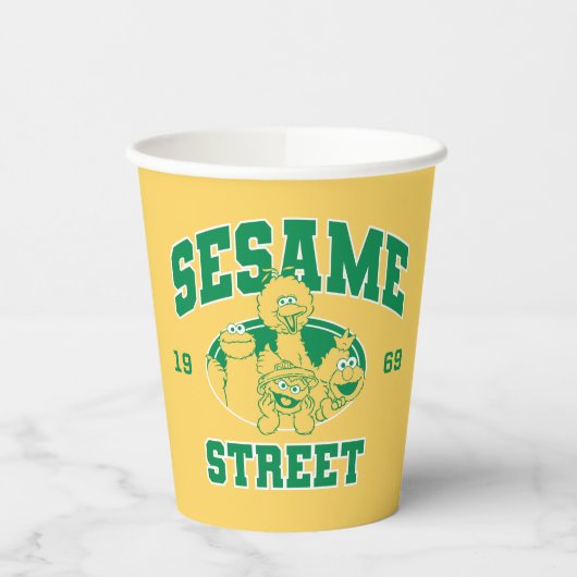 セサミストリート | ヴィンテージ1969 紙コップ (左)