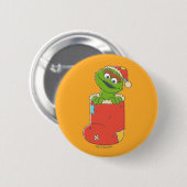 セサミストリート |ヴィンテージOSCARストッキング 缶バッジ (正面&裏面)