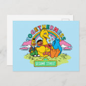 セサミストリート |一体性 ポストカード (正面/裏面)