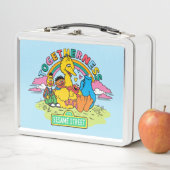 セサミストリート |一体性 メタルランチボックス (インサイチュ)