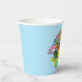 セサミストリート |一体性 紙コップ (正面)