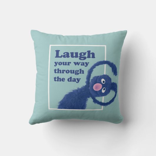 セサミストリート |一日を通して笑う クッション (裏面)