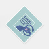 セサミストリート |一日を通して笑う スタンダードランチョンナプキン (角)