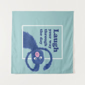 セサミストリート |一日を通して笑う タペストリー (正面(横))