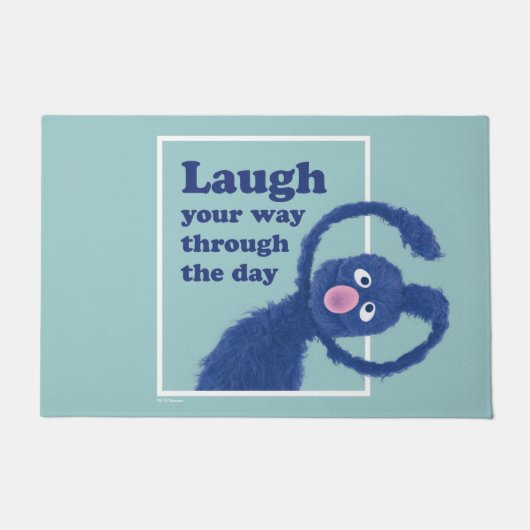 セサミストリート |一日を通して笑う ドアマット (正面)