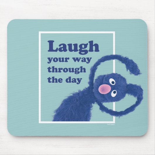 セサミストリート |一日を通して笑う マウスパッド (正面)