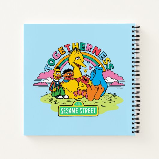 セサミストリート | 一緒に ノートブック (裏面)