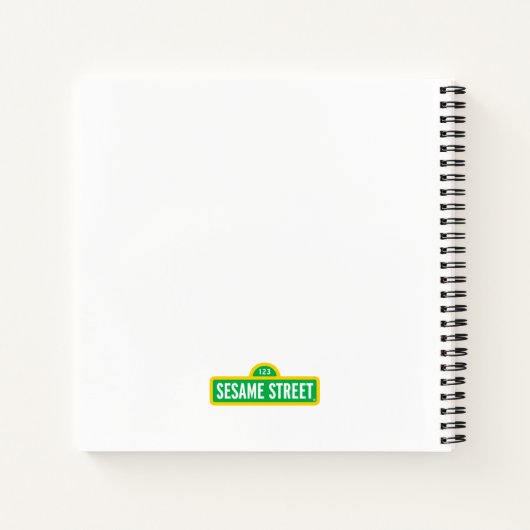 セサミストリート | 世界で最もカラフルなストリート ノートブック (裏面)