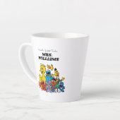 セサミストリート |世界で最も偉大な先生 カフェラテマグ (左アングル)