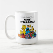 セサミストリート |世界で最も偉大な先生 コーヒーマグカップ (左)