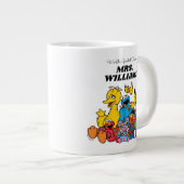 セサミストリート |世界で最も偉大な先生 ジャンボコーヒーマグカップ (正面右)