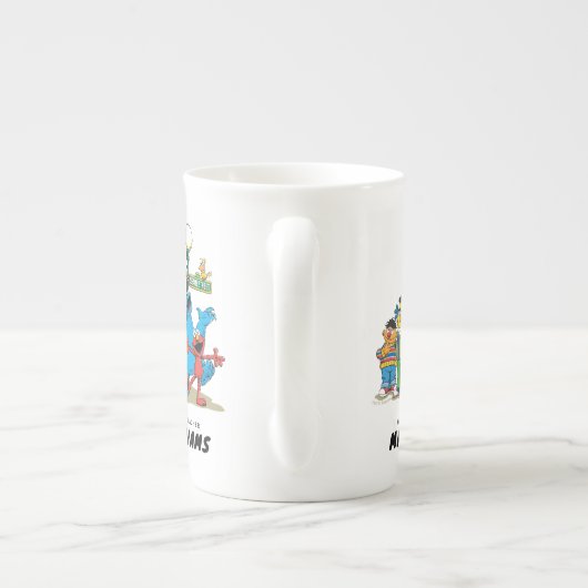 セサミストリート |世界で最も偉大な先生 ボーンチャイナマグカップ (裏面)