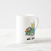 セサミストリート |世界で最も偉大な先生 ボーンチャイナマグカップ (正面右)