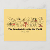 セサミストリート |世界で最も幸せな通り ポストカード (正面)