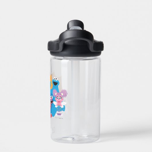 セサミストリート | 光の激しいフェスティバル! ウォーターボトル (背面)