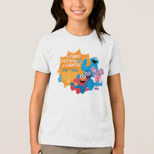 セサミストリート 光の激しいフェスティバル! トライブレンドTシャツ