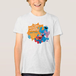 セサミストリート   光の激しいフェスティバル! トライブレンドＴシャツ